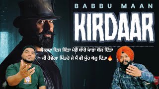 Babbu Maan  Kirdaar  Velly Laane Latest Punjabi Song 2024  Brothers reaction  Frutv [upl. by Nathanoj]