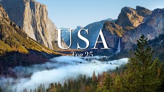 Top 25 Places To Visit In The USA [upl. by Rafferty]