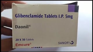 Daonil Tablet  Glibenclamide Tablets IP 5mg  Daonil Tablet Uses Side effects Benefit Dosage Review [upl. by Alil]