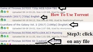 Torrent Guide  How To Download From uTorrent 2018 [upl. by Omixam905]