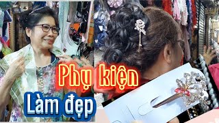 Vlog 540  Phụ kiện làm đẹp cho phụ nữ  Khăn choàng  tóc giả  Trâm cài  trang sức [upl. by Ecnahc]