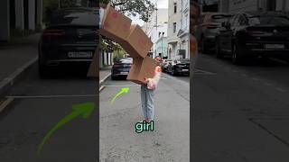 GIRL DROPS BOXES ON STRANGERS PRANK🤣😂 [upl. by Kired]