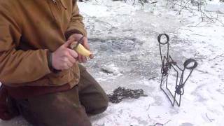 how to trap beaver under ice [upl. by Naujad568]