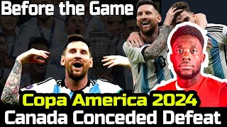 Canada Gave a Message to Messi Before the Game  Why Canada Conceded Defeat to Messi Before Game [upl. by Eerahs815]