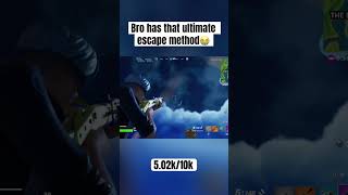 Bro has the escape route memorized😭fortnitegamingviralclips [upl. by Oyr]