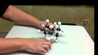 Cyclohexane Chair amp Boat with Models [upl. by Danielle]