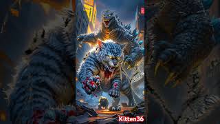 this is for my father short shorts cat cats godzilla shortvideo [upl. by Mella668]