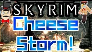 Skyrim Mods  CHEESE STORM Mod  Explosive Cheese Rains on Enemies [upl. by Nevuer]