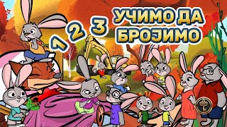 UČIMO DA BROJIMO 110 🐰🐰🐰🐰🐰🐇🐇🦊 [upl. by Yvad]