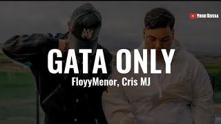 FloyyMenor Cris MJ  Gata Only LETRA [upl. by Snapp]