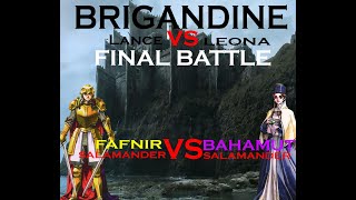 Brigandine Legend of Forsena  Final Battle Lance VS Lyonesse HARD [upl. by Ailekat532]