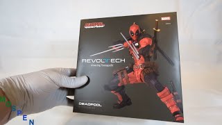 ASMR RevoltechAmazing Yamaguchi Deadpool Ver 20 Unboxing [upl. by Darla748]