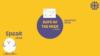 Days of the Week  Sentence and Words  Fun English Song for Kids [upl. by Concordia]