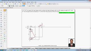 Example 06 on Projection of Plane Surfaces [upl. by Niliac448]