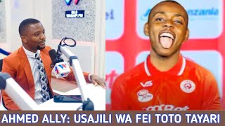 🚨BREAKING Ahmed Ally Amethibitisha Usajili Wa FEI TOTO Simba Leo Usajili Simba 2023 na 2024 [upl. by Ajet]