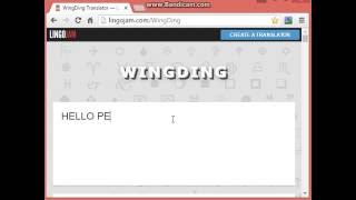 How to translate wingdings [upl. by Fahy]