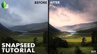 Landscape Editing in Snapseed  SNAPSEED TUTORIAL  Android  iPhone [upl. by Rebeka]