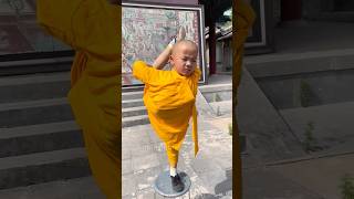 Shaolin Monk Training Part 2 🥋🔥 shorts kungfu [upl. by Suirauqed]