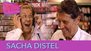 Sacha Distel chez le disquaire   Stars Ã domicile [upl. by Anyt]