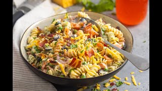 Bacon Ranch Pasta Salad [upl. by Dardani51]