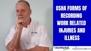 OSHA forms for recording work related injuries and illnesses [upl. by Demeter]