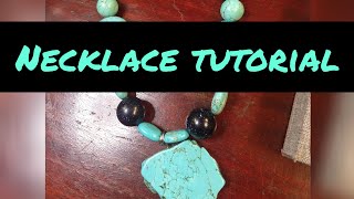 VINTAGE TURQUOISE ampHOWLITE JEWELRY TUTORIAL AND CHAT COME JOIN THE FUN [upl. by Abdella]