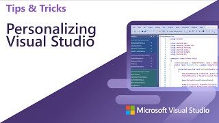 Personalizing Visual Studio 2022 [upl. by Ottilie]