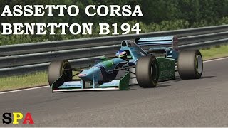 Assetto Corsa  Benetton B194 by ACFL  Spa Francorchamps [upl. by Alane]