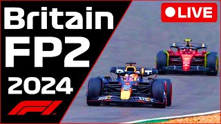 🔴F1 LIVE  British GP FP2  Commentary  Live Timing [upl. by Anelrahs498]