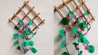 DIY Simple Wall Hanging with Waste Materials  Craft Ideas for Home Decor  Wall Decor Ideas [upl. by Juditha]