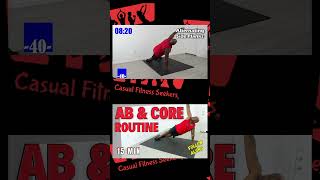 ab and core routine abs calorieburningworkout coreworkout shorts [upl. by Getter995]