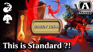 Bard Class Legends Combo  Kamigawa Standard  Mythic Ranked  MTG Arena [upl. by Ahsinirt259]