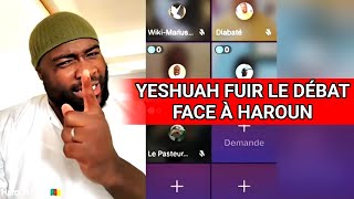 🛑 Yeshuah du wiki Gang du Pasteur Ménard fuir le débat face à frère Haroun en direct [upl. by Ahsenrat]