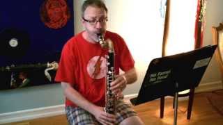 So you want to be a Bass Clarinet player Rose Etude 1 From 40 Etudes [upl. by Ketchum]