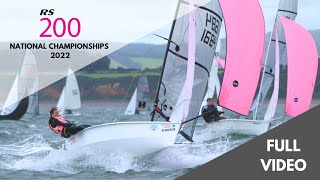 Full Video  RS200 Noble Marine Rooster National Championships At Hayling Island Sailing Club [upl. by Christiana]