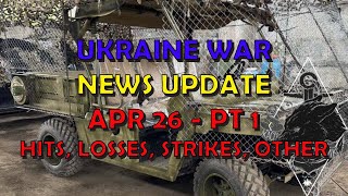 Ukraine War Update NEWS 20240426a Pt 1  Overnight amp Other News [upl. by Ahsirhcal]