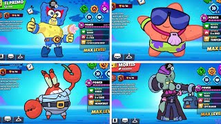 Every Brawl Stars Spongebob Skin   Brawl Stars  NEW SKIN  PATRICK MR KRABSSQUIDWARDPLANKTON [upl. by Stacy512]