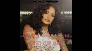 Kehlani  Jordan Adetunji Jersey Club Remix Slowed Version [upl. by Brice]