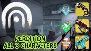 Legend Lost Sector Perdition on all Classes  Destiny2 Season of the Wish [upl. by Egamlat]