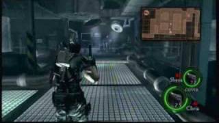 Resident Evil 5 52 Experimental Facility  Boss Fight Uroboros Mkono [upl. by Breen]