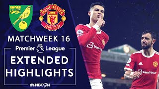 Norwich City v Manchester United  PREMIER LEAGUE HIGHLIGHTS  12112021  NBC Sports [upl. by Naoma]