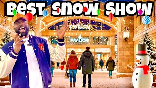 Kuala Lumpurs BEST Christmas Snow Show is at Pavilion Mall Bukit Bintang [upl. by Ahsino]