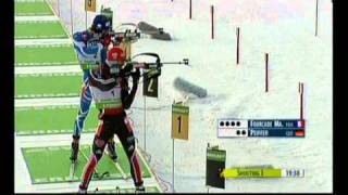 BiathlonWM Verfolgung der Männer in KhantyMansiysk 2011 [upl. by Montfort]