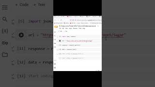 Song Lyrics Finder in Python with Free JSON API  Short Video [upl. by Greggs193]