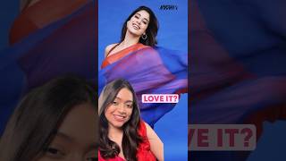 Janhvi Kapoor’s Nude Makeup Look With Saree From Mr amp Mrs Mahi  Love It Get It  Nykaa Shorts [upl. by Russon]