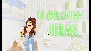 10 roleplay ideas in brookhaven  Cheesecake amp Reltaha Playz [upl. by Llertal]