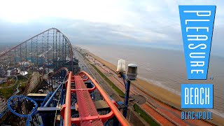 The Big One Reverse OnRide POV 4K  Blackpool Pleasure Beach [upl. by Hirsch]