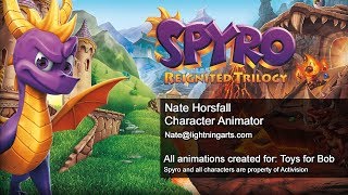 Spyro Reignited Animations [upl. by Aznola683]