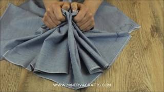 Plain Cotton Chambray Denim Dress Fabric [upl. by Ahsineb226]