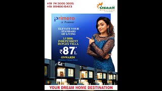 Walkthrough of Vikaans Primero Vilva 35 BHK Luxury Villas in Ponmar [upl. by Inaniel]